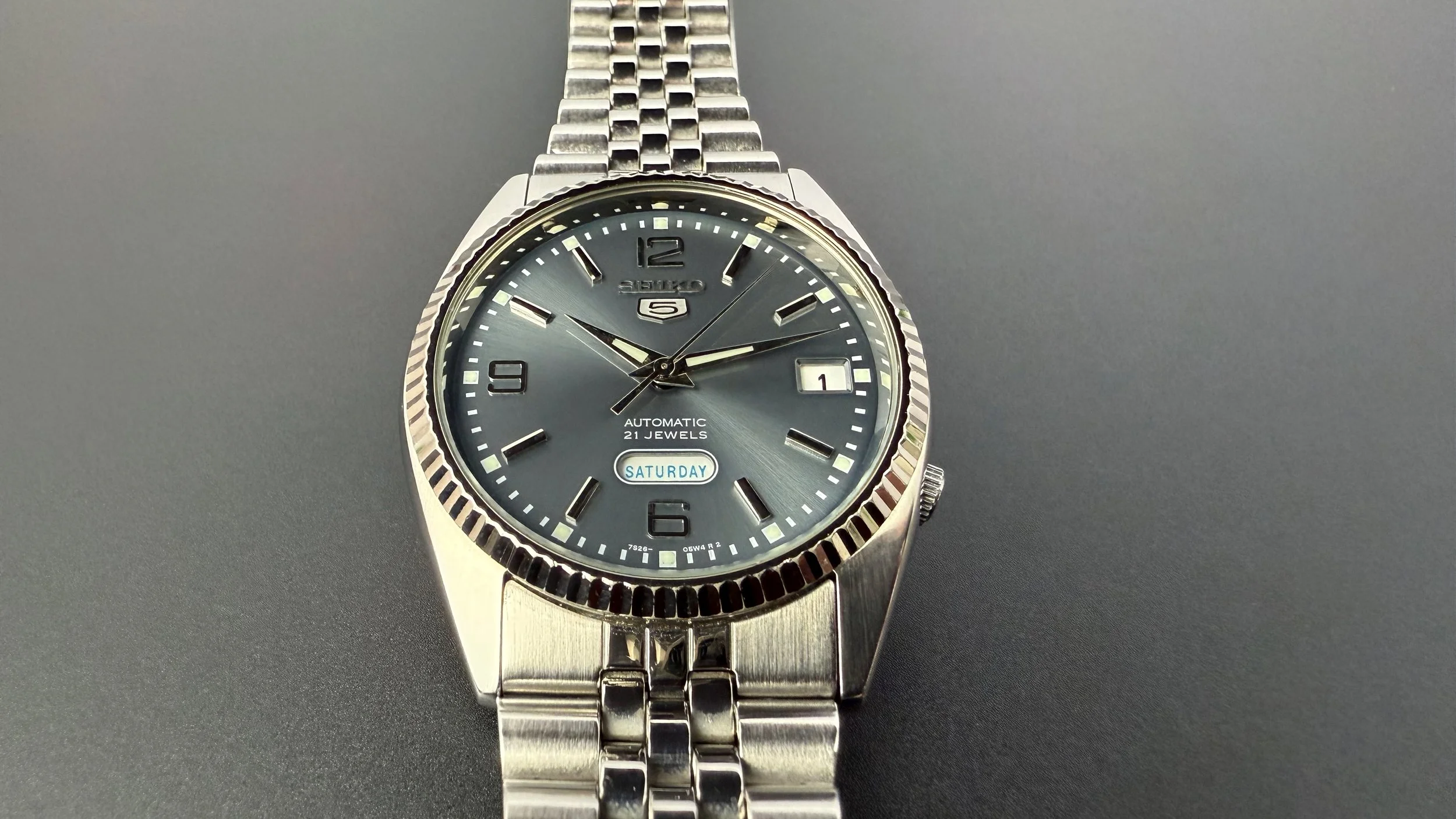 Seiko Recraft 7S26-04B0 SNKM97 OEM + shark mesh bracelet